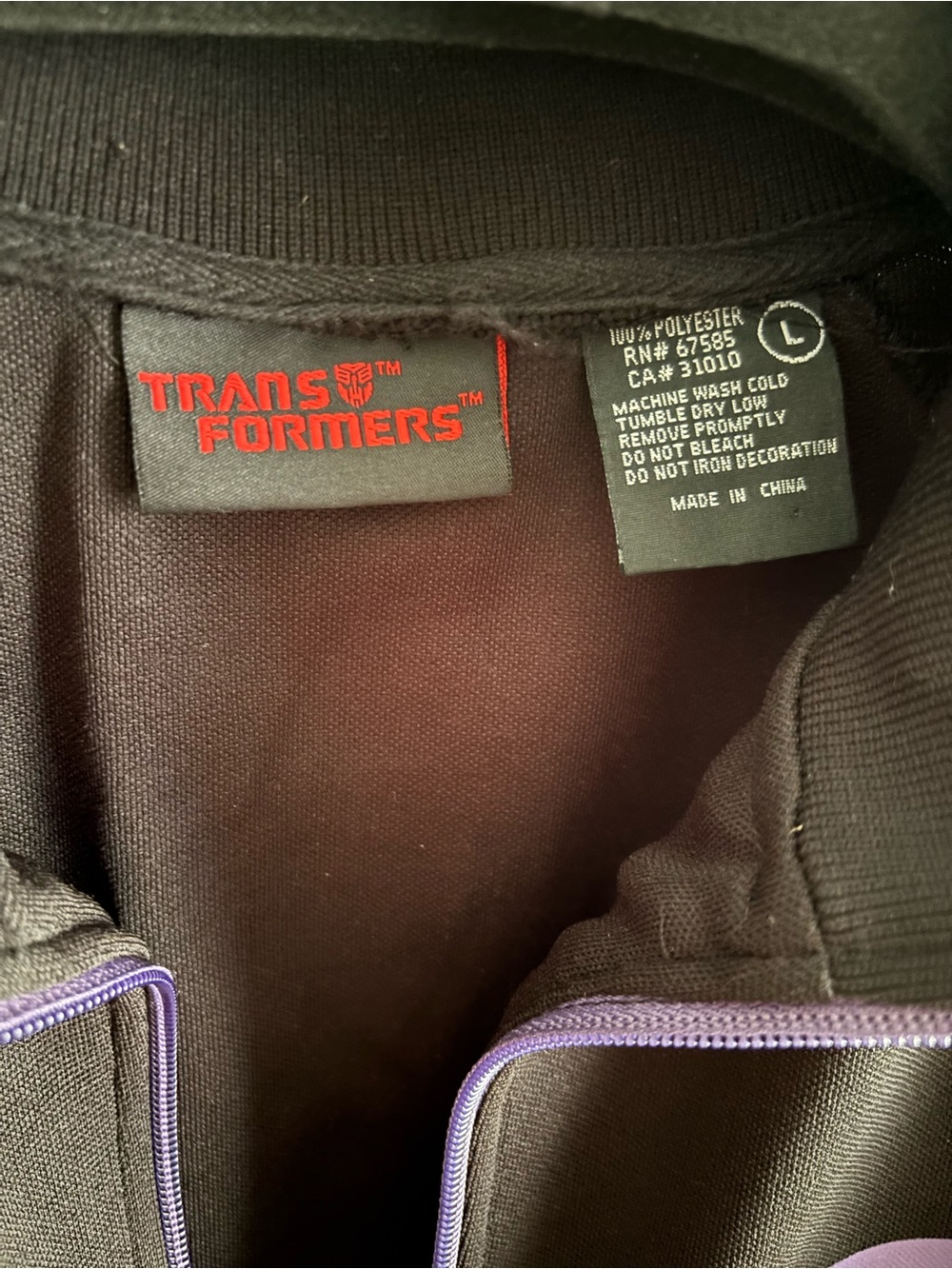 TRANSFORMERS Cobra Decepticon Track Jacket - Picture 4 of 6